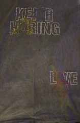 Keith Haring Graphic T-Shirt Size Large Gray
