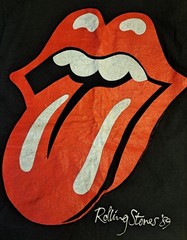Vtg 1989 Rolling Stones Concert T Shirt M Steel Wheels Black Single Stitch EUC