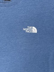 The North Face Shirt Mens Large Blue Crew Neck Long Sleeve Logo Graphic Tee