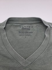 Venice Burnout Lucky Brand T-shirt Men L Green.#45650
