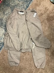 Fear of God Essentials Sweatsuit – XL Core Heather Crewneck & Sweatpants – NWT
