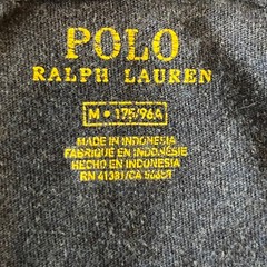 Polo Ralph Lauren Mens Navy Blue Heather Cotton Crewneck T-Shirt Size Medium M