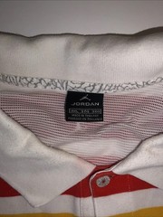 Vintage Jordan Brand Striped Polo Og Y2k Sz 3x