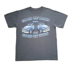 Vintage Y2K Chevrolet Good Ol Boys Size Medium Mens Gray Pickup Truck T-Shirt