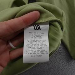 VRST Pinnacle Crewneck Long Sleeve Shirt Mens Small Green UV Wicking Anti Odor