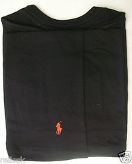 3 POLO RALPH LAUREN MENS COTTON BLACK CREW T-SHIRTS UNDERSHIRTS S M L XL XXL NWT