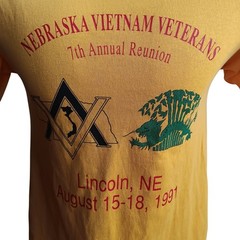 True Vintage T-Shirt Small Single Stitch Nebraska Vietnam Veterans POW MIA