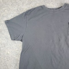 Dickies Shirt Mens 2XL Gray Crew Neck Short Sleeve Pocket Logo Stretch Pullover