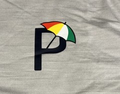 New Puma Cloudspun ARNOLD PALMER Drinks T-Shirt GOLF Umbrella High Rise Gray XL