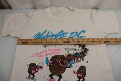 Vintage 80’s California Raisins Tshirt Washington Dc Men’s Size S Made In USA SS