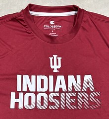 NWT Indiana Hoosiers Colosseum Short Sleeve Crew Neck T Shirt Mens Large Red