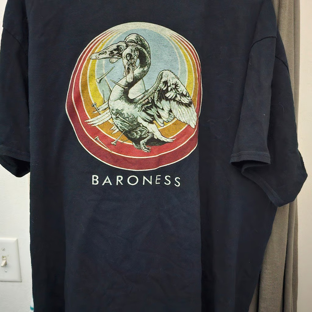 1-Sided Baroness Band Black Cotton Shirt Unisex S-5XL TU807