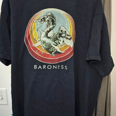 1-Sided Baroness Band Black Cotton Shirt Unisex S-5XL TU807