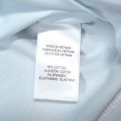 Kenneth Cole Mens Active Tech SS Shirt Sz. L White Stretch UPF 50+ Soft Cotton