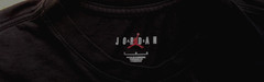 NIKE AIR JORDAN MEN’S (L) BLACK GRAPHIC COTTON (SS) BASKETBALL JUMPMAN LOGO TEE!