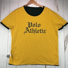 Polo Ralph Lauren Reversible Polo Athletic Shirt Mens Large Green Yellow NEW $95