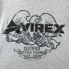 Avirex Classics Graphic T-Shirt Mens Large Gray Short sleeve