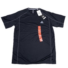 Adidas NEW Climalite Black Short Sleeve Polyester Performance T-Shirt Men’s M
