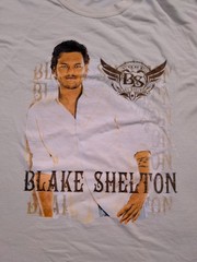 Blake Shelton Pure BS Tour T-Shirt – Ivory Color Size 2XL