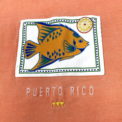 Vintage Puerto Rico Souvenir Tee Shirt XL Bright Orange Single Stitch SDI 1990s