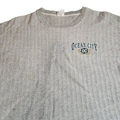 Ocean City New Jersey Cal Cru Mens T-Shirt Sz 2XL Gray Pullover Short Sleeve