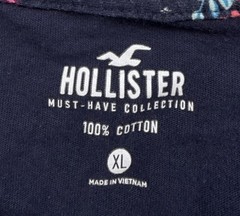 Hollister Must Have Collection Blue Short Sleeve Cotton T-Shirt Men’s XL Pocket