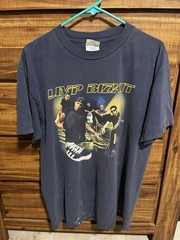 Vintage Limp Bizkit Chocolate Starfish Tour T-Shirt Size Large Band Tee 2000