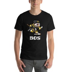 Boston Bruins NES Hockey Team Jersey 8-bit Vintage Nintendo Tee Retro T-Shirt