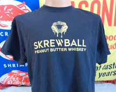 SKREWBALL PEANUT Butter Whiskey graphic T Shirt Men’s 2XL BARTENDER CALIFORNIA