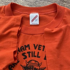 Vintage Agent Orange T-Shirt Size L Dioxin Vietnam War Pow Mia Single Stitch