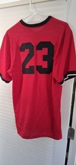 Nike Air Jordan #23 Mesh Red Short Sleeve Baseball Basketball Jersey Shirt Med