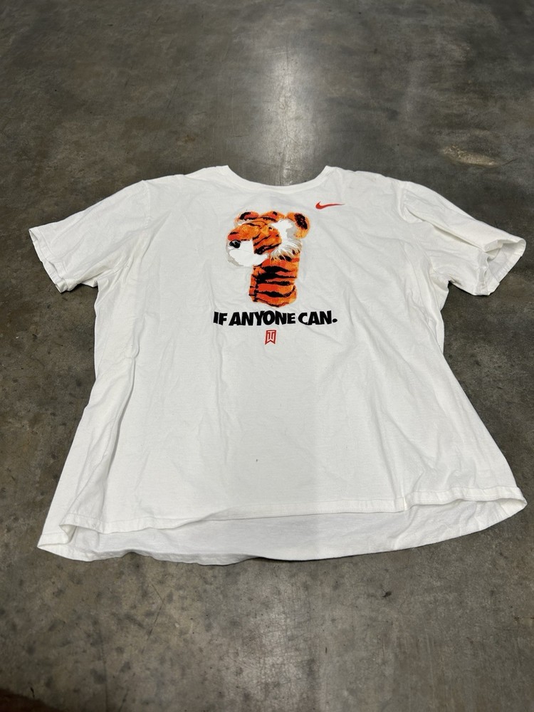 Nike Tiger Woods Mens Size 2XL T Shirt If Anyone Can Frank Masters 2019 Golf