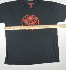Jagermeister Liquor T Shirt Mens XXL Black And Red Short Sleeve Cotton Stag Logo