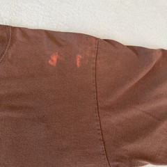 VTG Y2K Clear Vision Drama Co. T-Shirt Bears Love Mean Kids Biblical Sz L Brown