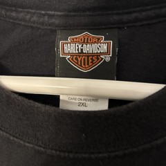 Harley Davidson Shirt Mens 2XL Black SS Motorcycle Made In USA, Birmingham, AL
