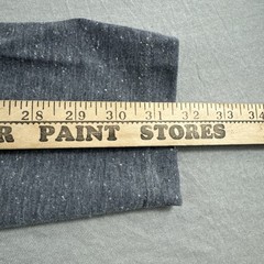 Sperry Henley Mens L Gray Blue Striped Long Sleeve Pocket Thermal Base Layer Top