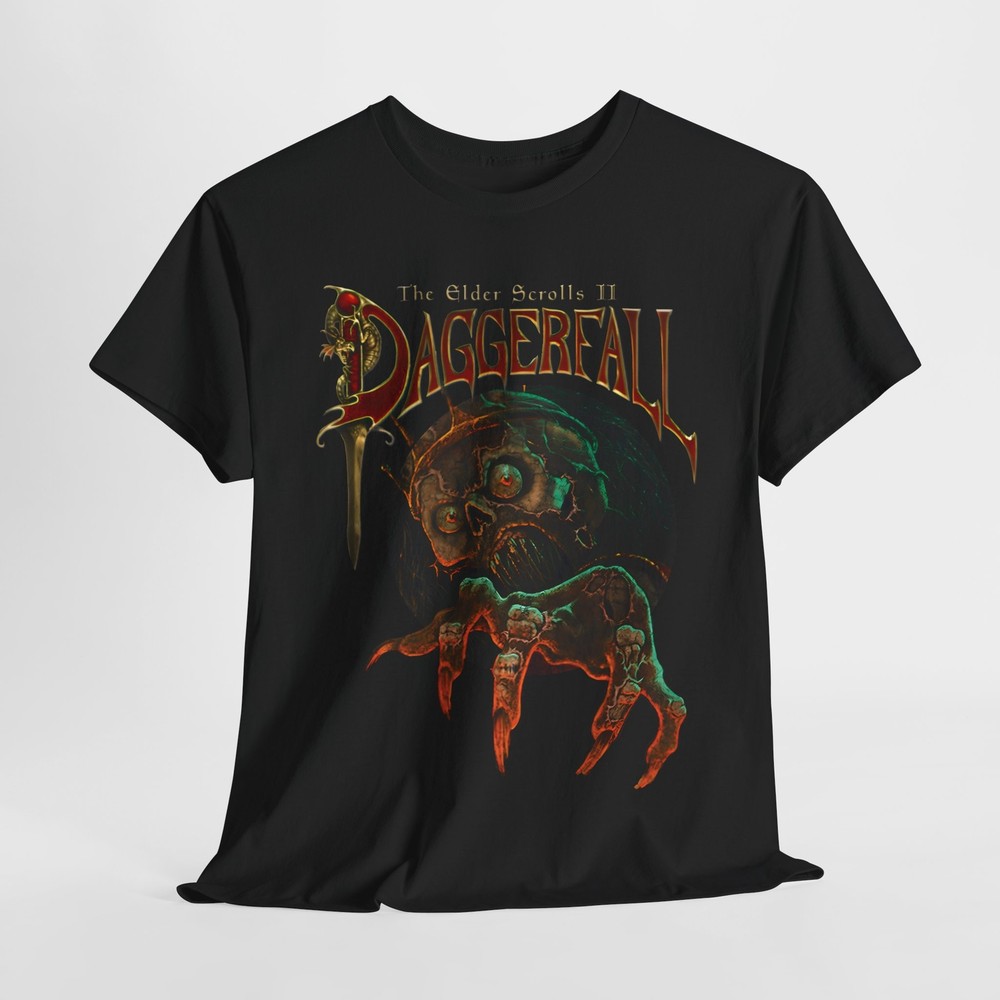 Daggerfall Unisex Tee Shirt, Elder Scrolls Graphic Tee, Gamer Gift, Video Game