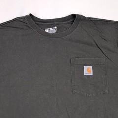 Carhartt Men’s Short Sleeve Pocket Tee L Charcoal – Classic Work T-Shirt