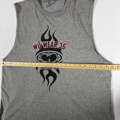 VTG 90s Wu Wear 36 Worldwide Wu Tang Clan Size 2XL HipHop Sleeveless Tank