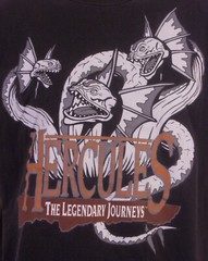 vintage 90s rare Hercules The Legendary Journeys T-Shirt TV Show Kevin Sorbo XL