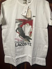 LACOSTE SPORT T-Shirt SIZE 5 / M Chemise Crew Neck Tee CROC