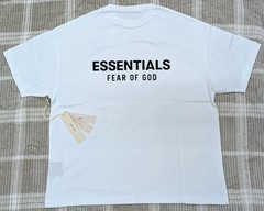 Fear of God Essentials Classic Tee ‘Bright White’ L Size Oversized T-Shirt NWT