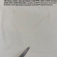 VTG San Francisco Shirt Adult XL White Bluegrass Concert Cable Car Golden Gate