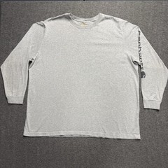 Carhartt T-Shirt Mens 4XL Gray Original Fit Long Sleeve Utility Workwear K231