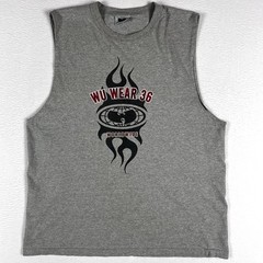 VTG 90s Wu Wear 36 Worldwide Wu Tang Clan Size 2XL HipHop Sleeveless Tank