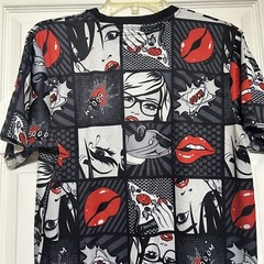 OH SNAP Drill Clothing Co Comic Book T-Shirt Size M (flaws)