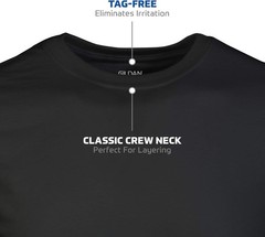 Gildan Men’s Crew T-Shirts, Multipack, Style G1100 X-Large, Black (6-pack)