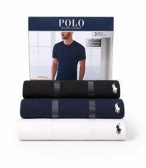 Polo Ralph Lauren Men’s Slim Fit W/ Wicking 3-Pack Crew Cotton Undershirts XL