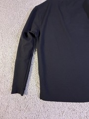Point Summit Outdoor T-Shirt Mens Medium Black Waffle Knit Logo High Low Hem