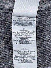 Performance Lab Next Level Short Sleeve T-Shirt Men M Gray Cotton Poly YGI I4-96